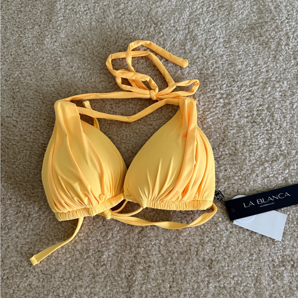 La Blanca Sunlit Yellow Bikini Top